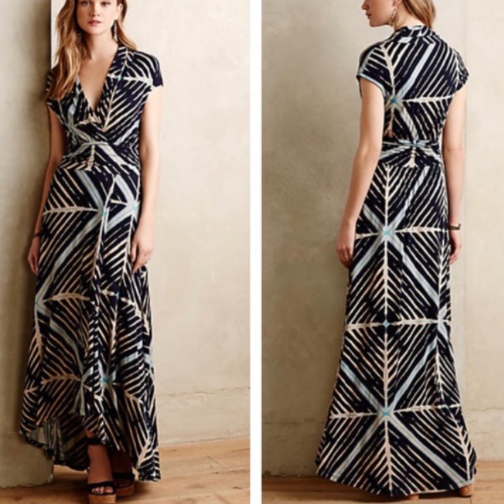 [Maeve] maxi dress desert storm print